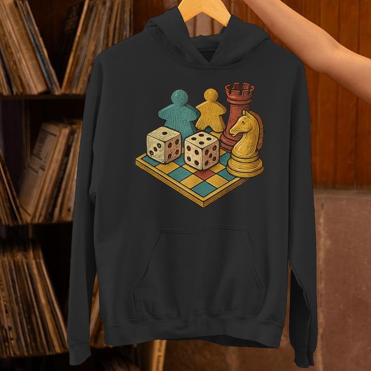 Vintage Board Game Art – Tabletop Nostalgia Unisex Hoodie