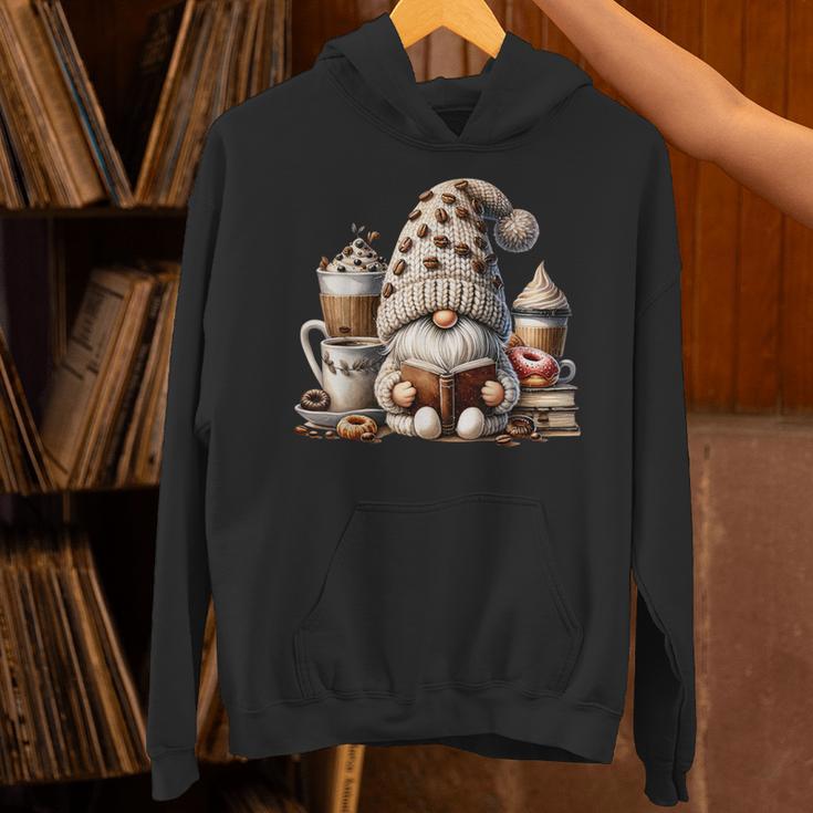 Vintage Cute Gnome Reading Book Coffee Latte Men Women Kids Unisex Hoodie Vintage Cute Gnome Reading Book Coffee Latte Men Women Kids Unisex Hoodie