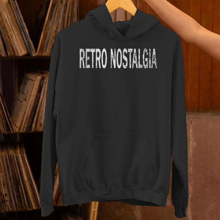 Vintage Retro Nostalgia Distressed Retro Vibes Unisex Hoodie Vintage Retro Nostalgia Distressed Retro Vibes Unisex Hoodie