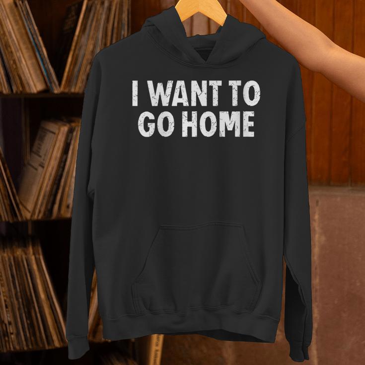 I Want To Go Home Introvert Unisex Hoodie I Want To Go Home Introvert Unisex Hoodie