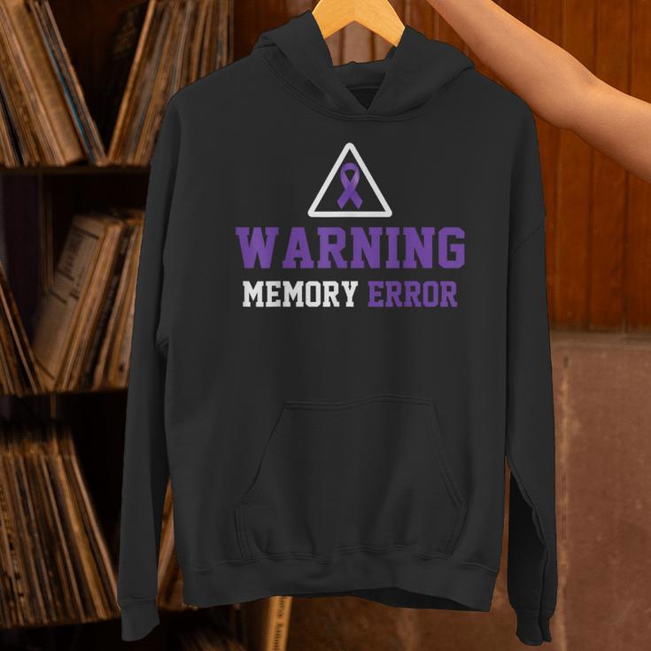 Warning Memory Error Fun Alzheimer Awareness Men Women Unisex Hoodie Warning Memory Error Fun Alzheimer Awareness Men Women Unisex Hoodie