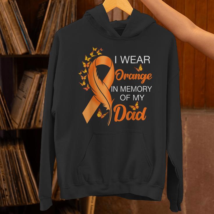 I Wear Orange In Memory Of My Dad Leukemia Awareness Cancer Unisex Hoodie I Wear Orange In Memory Of My Dad Leukemia Awareness Cancer Unisex Hoodie