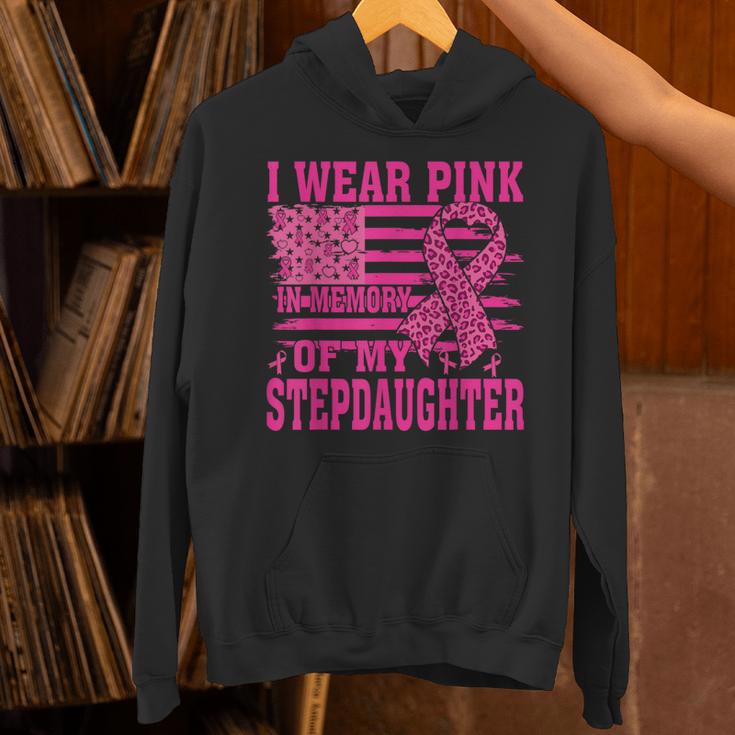 I Wear Pink In Memory Of My Stepdaughter Breast Cancer Unisex Hoodie I Wear Pink In Memory Of My Stepdaughter Breast Cancer Unisex Hoodie