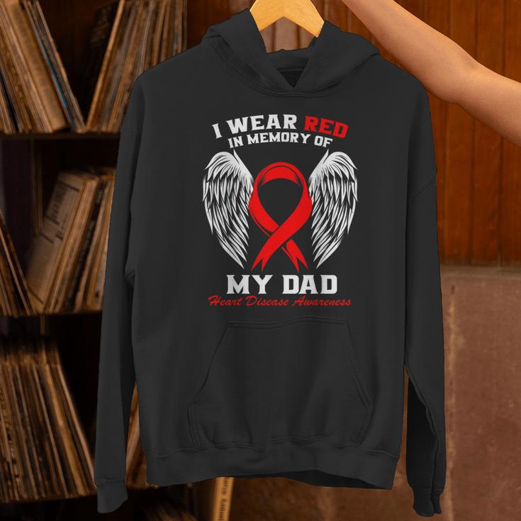 I Wear Red In Memory Of My Dad Heart Disease Awareness Month Unisex Hoodie I Wear Red In Memory Of My Dad Heart Disease Awareness Month Unisex Hoodie