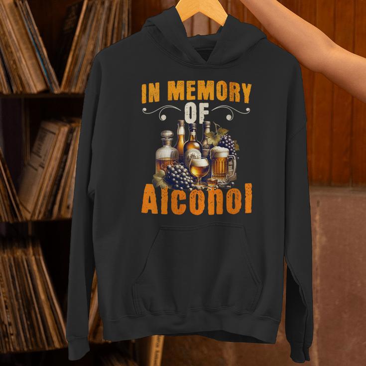 Weight Loss Diet In Memory Of Alcohol Sarcastic Unisex Hoodie Weight Loss Diet In Memory Of Alcohol Sarcastic Unisex Hoodie