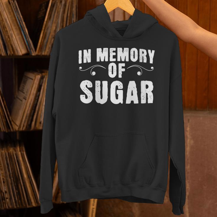 Weight Loss Diet In Memory Of Sugar Sarcastic Unisex Hoodie