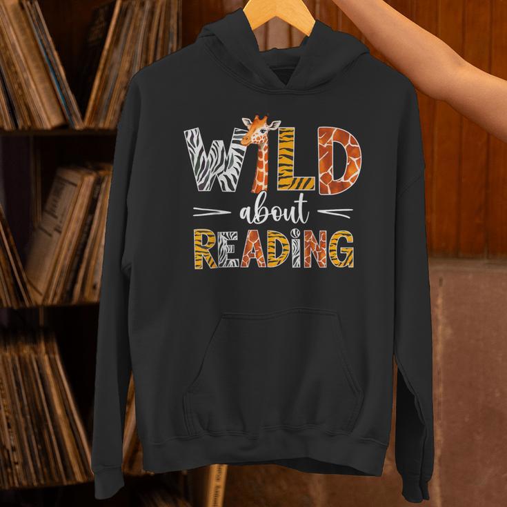 Wild About Reading Books Reader Teachers Kids Librarian Unisex Hoodie Wild About Reading Books Reader Teachers Kids Librarian Unisex Hoodie