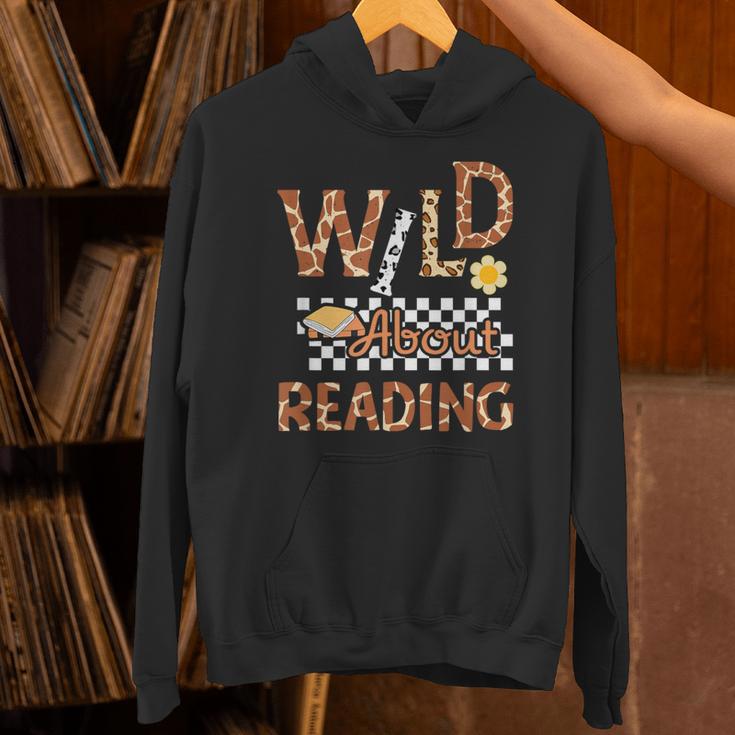 Wild About Reading Teacher Reading Books Back To School Unisex Hoodie Wild About Reading Teacher Reading Books Back To School Unisex Hoodie
