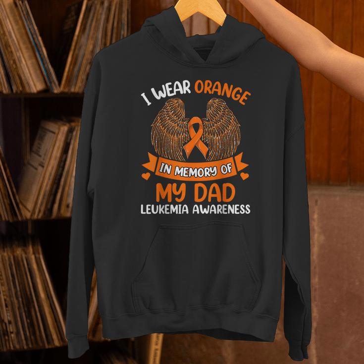 Wings Leukemia Shirt I Wear Orange In Memory Of My Dad Unisex Hoodie Wings Leukemia Shirt I Wear Orange In Memory Of My Dad Unisex Hoodie