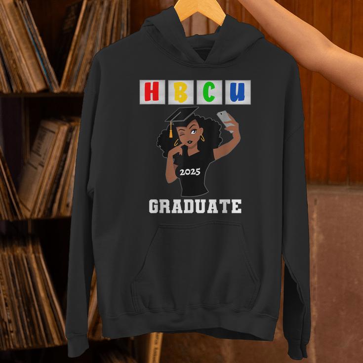 Women HBCU Grad 2025 College Graduation Apparel Unisex Hoodie