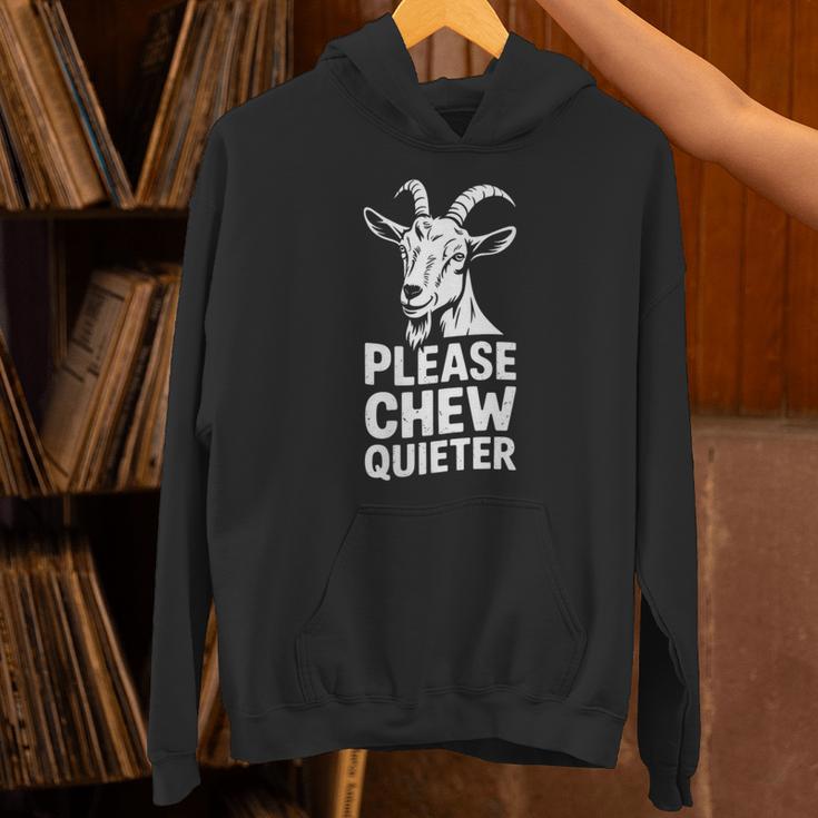 Women's Please Chew Quieter Introvert Quietness Silence Lover Unisex Hoodie Women's Please Chew Quieter Introvert Quietness Silence Lover Unisex Hoodie