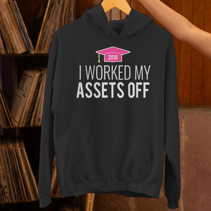 I Worked My Assets Off Accounting Graduation T-Shirt Unisex Hoodie