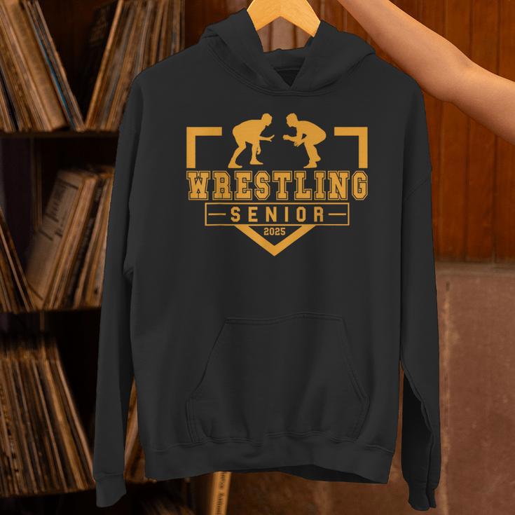 Wrestling Senior Night Wrestling Senior 2025 Graduation 17 Unisex Hoodie