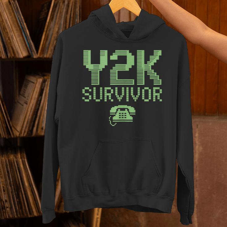 Y2K Survivor 2000s Nostalgia Retro Vintage Nostalgic Unisex Hoodie Y2K Survivor 2000s Nostalgia Retro Vintage Nostalgic Unisex Hoodie