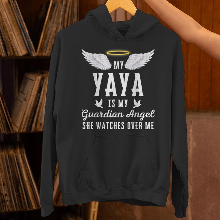 My Yaya Is My Guardian Angel In Loving Memorial Memory Tee Unisex Hoodie