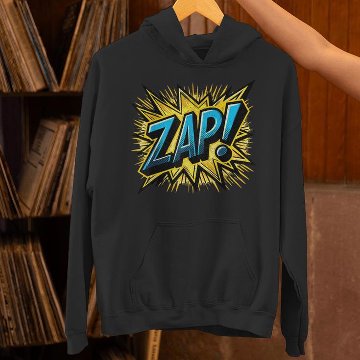 ZAP Comic Book Retro Artwork – Cartoon Collector Unisex Hoodie
