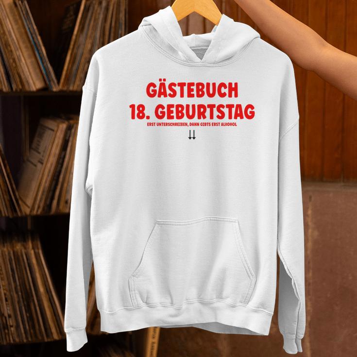 18th Birthday Guest Book Party Memory Unisex Hoodie 18th Birthday Guest Book Party Memory Unisex Hoodie