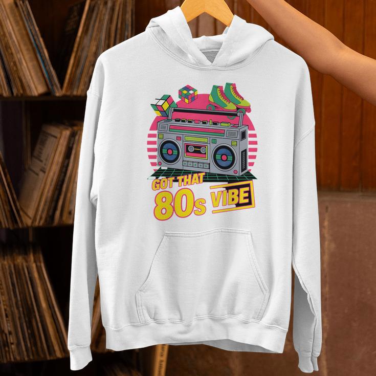 1980s 80s Reunion Nostalgia Memories Music School Grew Up Premium Tri-Blend Unisex Hoodie