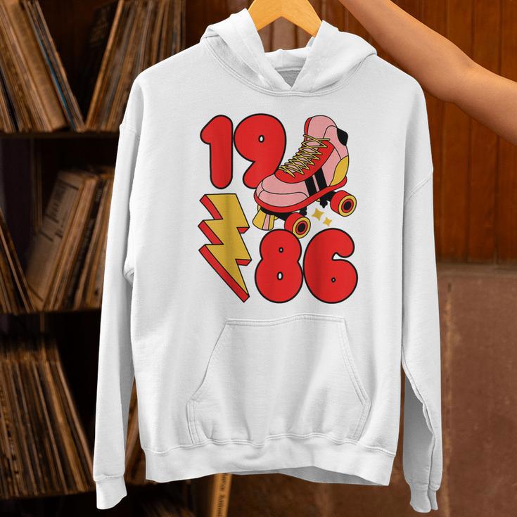 1986 Retro Roller Skate Vintage 80s Nostalgia Collector Unisex Hoodie