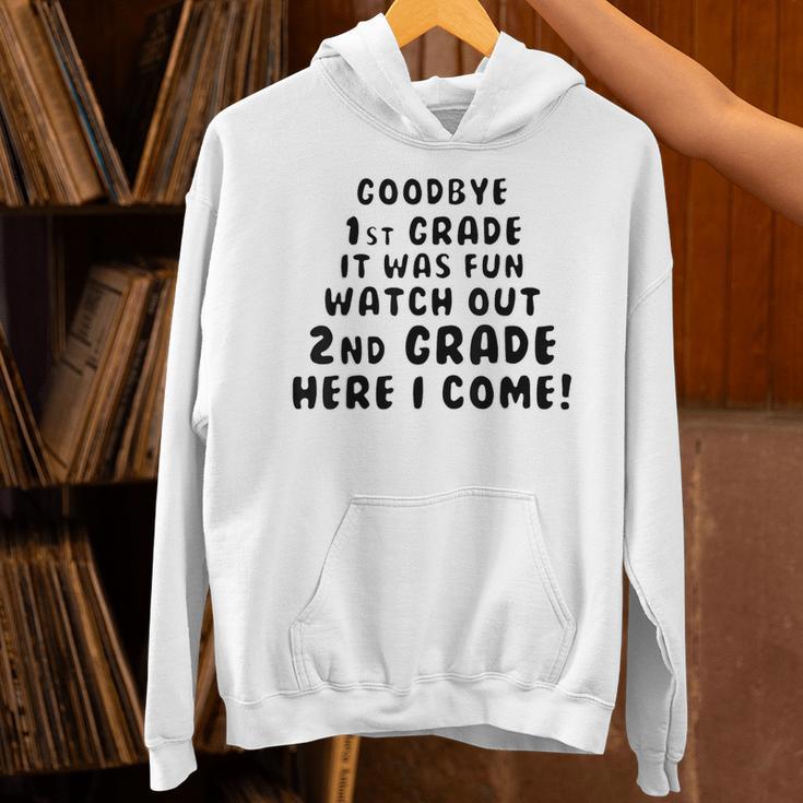 1st First Grade Graduation Tshirt Moving On To 2nd Grade Unisex Hoodie