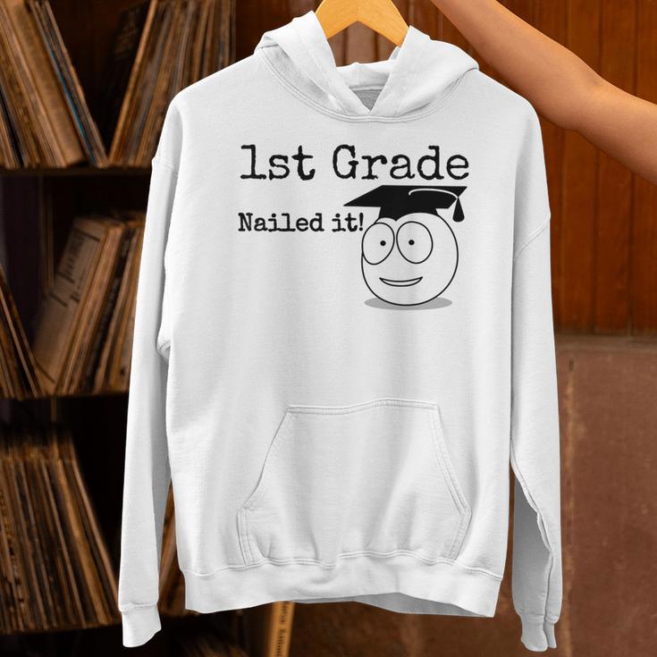 1st Grade Nailed It Kids Graduation TShirt Second Grade Unisex Hoodie