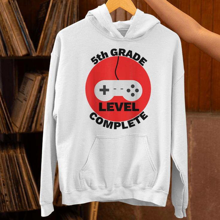 5th Grade Level Complete Gamer Graduation Unisex Hoodie