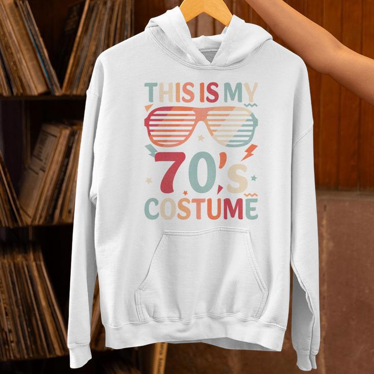 This Is My 70s Costume Vintage Style Nostalgia 1970s Retro Unisex Hoodie
