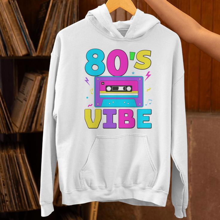 80's Vibe Retro Style Cassette Tape Nostalgia 1980s Party Unisex Hoodie
