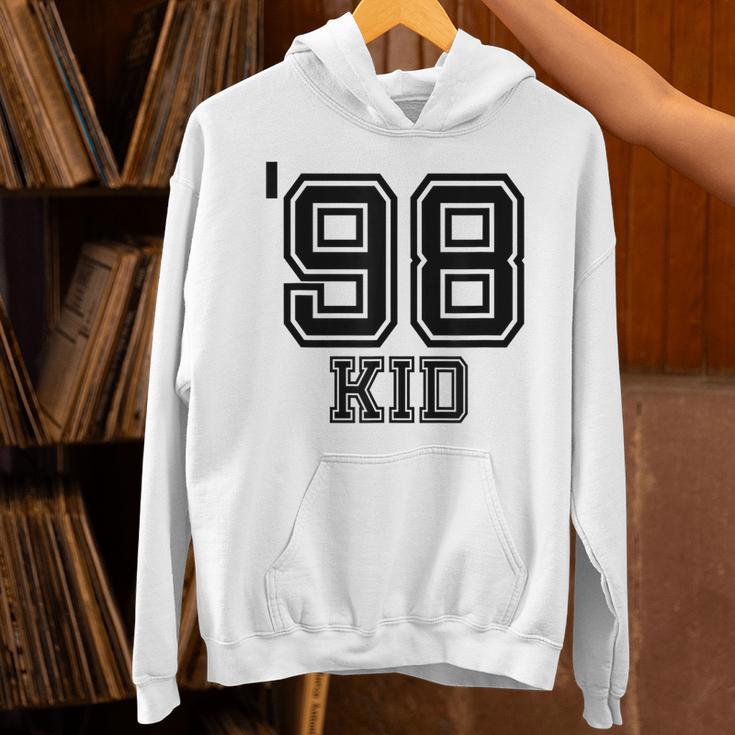 '98 Kid Perfect Vintage Retro Nostalgia Gear For Year 1998 Unisex Hoodie