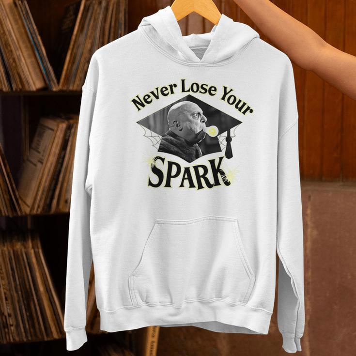 The Addams Family TV Series – Uncle Fester Graduation Spark Premium Unisex Hoodie