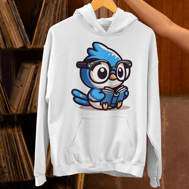 Adorable Book Lover Blue Jay With Reading Glasses Cute Raglan Baseball Tee Unisex Hoodie Adorable Book Lover Blue Jay With Reading Glasses Cute Raglan Baseball Tee Unisex Hoodie