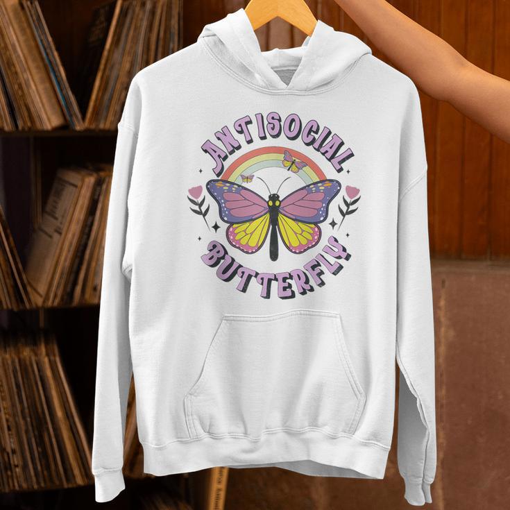 Antisocial Butterfly Tees For Introvert Men Women Girls Unisex Hoodie