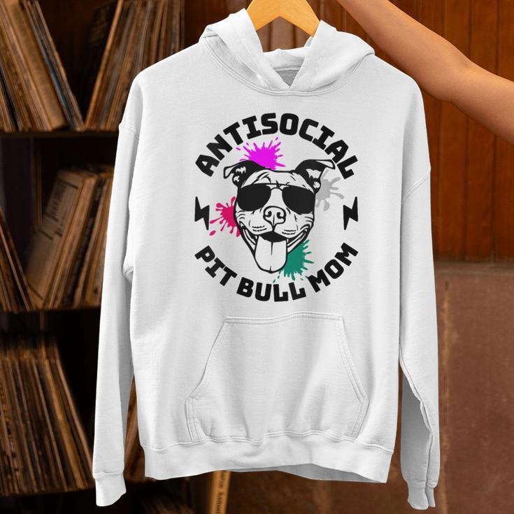 Antisocial Pit Bull Mom Pittie Introvert Dog Lover Pit Bull Unisex Hoodie Antisocial Pit Bull Mom Pittie Introvert Dog Lover Pit Bull Unisex Hoodie
