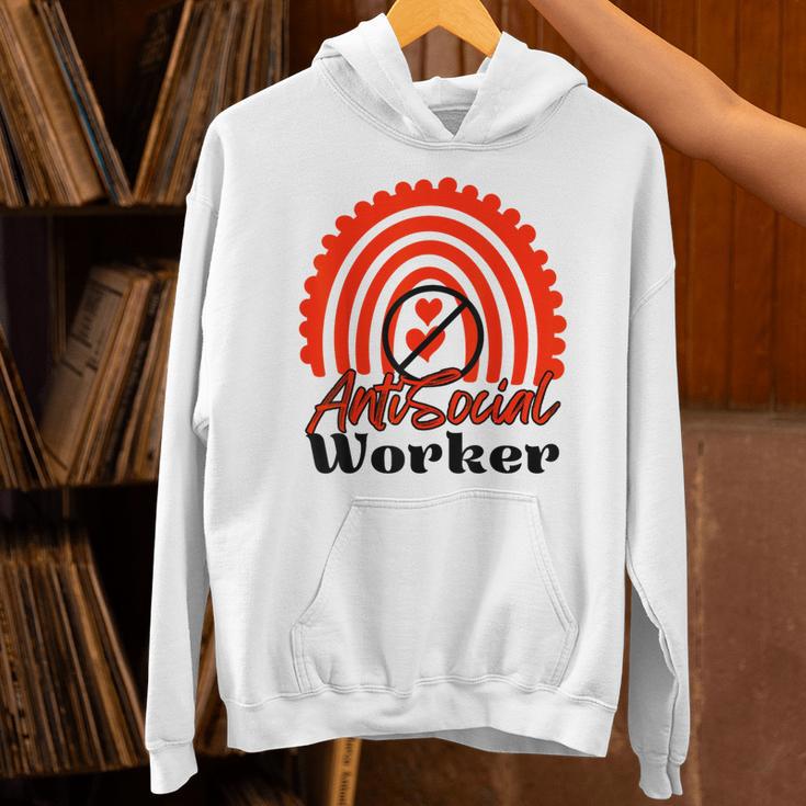 AntiSocial Worker Anti-Social Social Worker Introvert Unisex Hoodie
