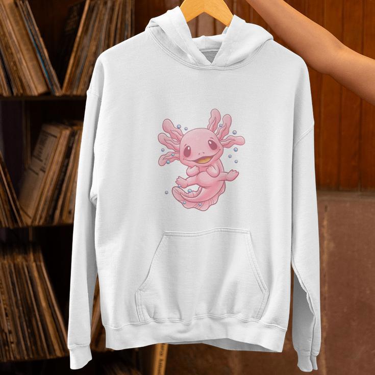 Axolovert Axolotl Humor Salamander Introvert Unisex Hoodie