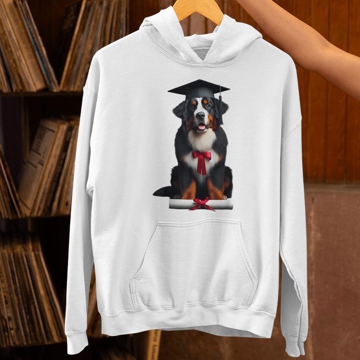 Bernese Mountain Dog Graduation Cap Graduate Training School For Men Women Girls Kids Unisex Hoodie