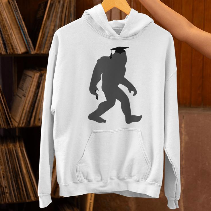 Bigfoot Graduate Shirt Cute Sasquatch Graduation Unisex Hoodie