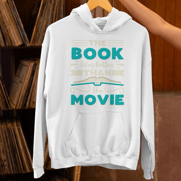 The Book Was Better Than The Movie Literary Library Bookworm Premium Tri-Blend Unisex Hoodie The Book Was Better Than The Movie Literary Library Bookworm Premium Tri-Blend Unisex Hoodie