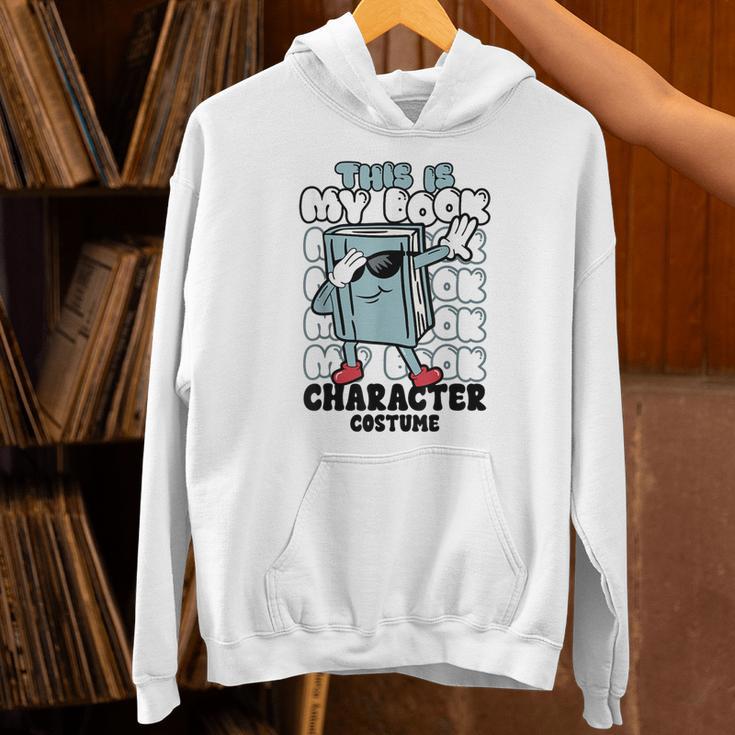This Is My Book Character Costume Reading Book Lover Unisex Hoodie
