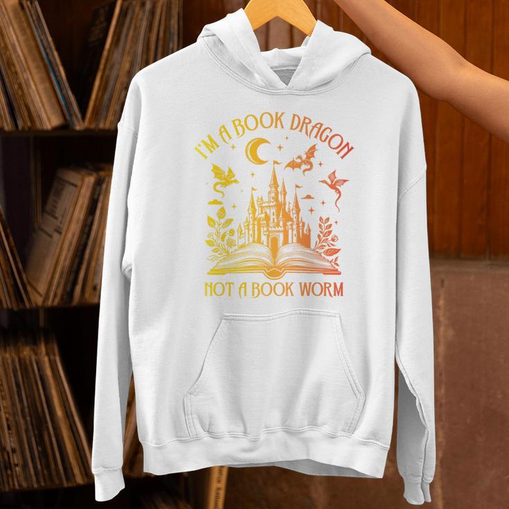 Book Dragon Not Book Worm Premium Unisex Hoodie