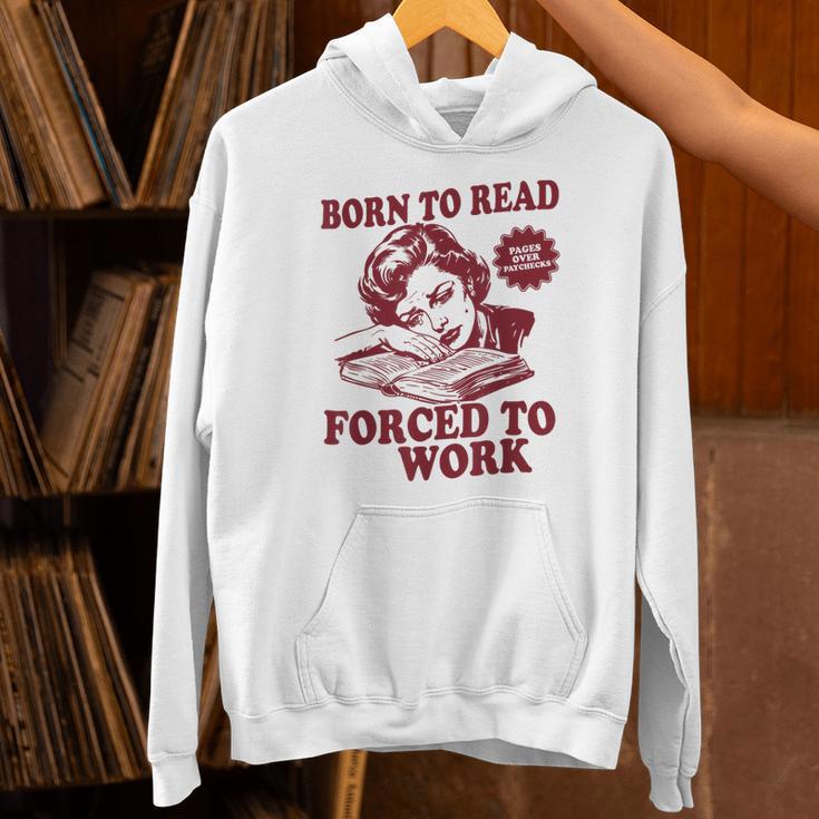 Book Readers Forced To Work Sadness Unisex Hoodie