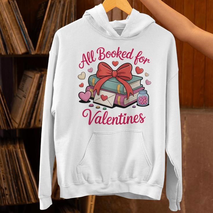 All Booked For Valentines Book Lover Teachers Unisex Hoodie