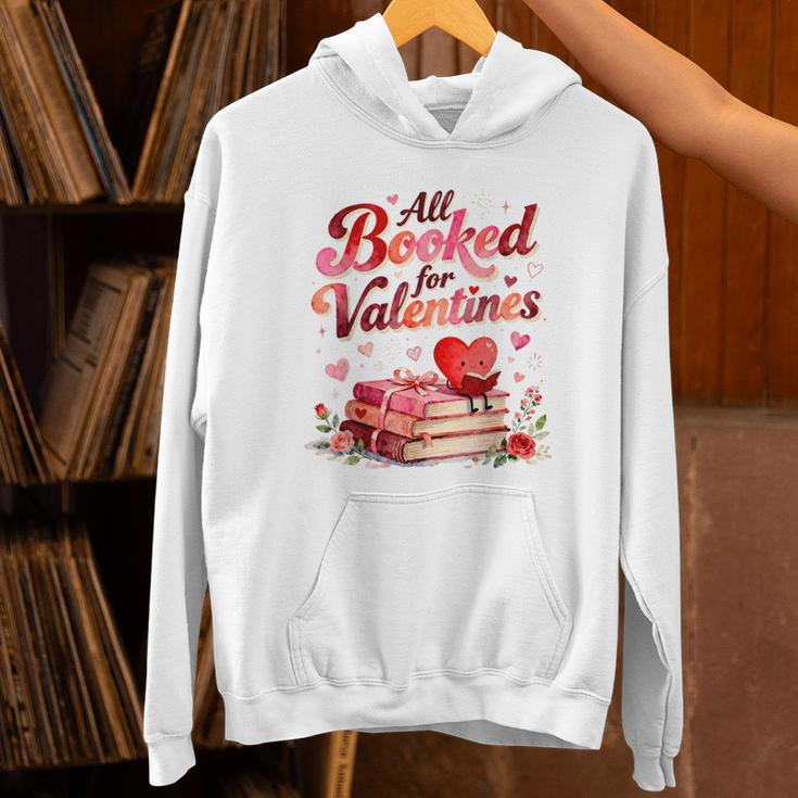 All Booked For Valentines Cute Book Lover Quote Unisex Hoodie