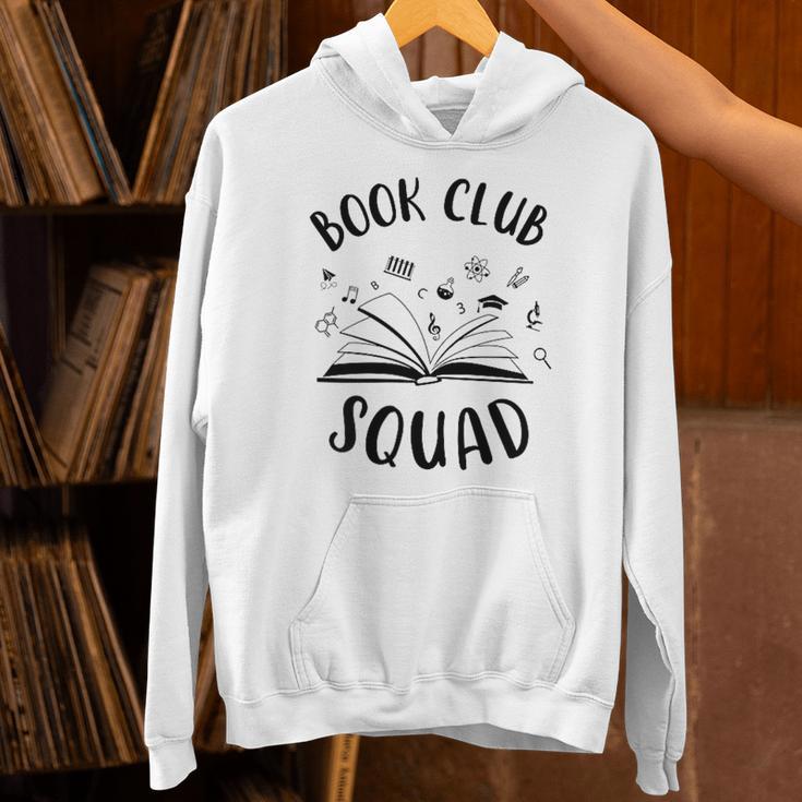 Books Club Squad Reading Book Lover Book Minimalist Team Tee Unisex Hoodie