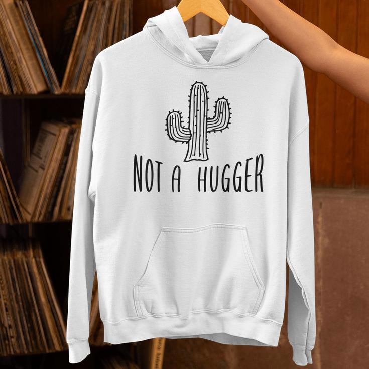 Cactus Not A Hugger Homebody Introvert Unisex Hoodie