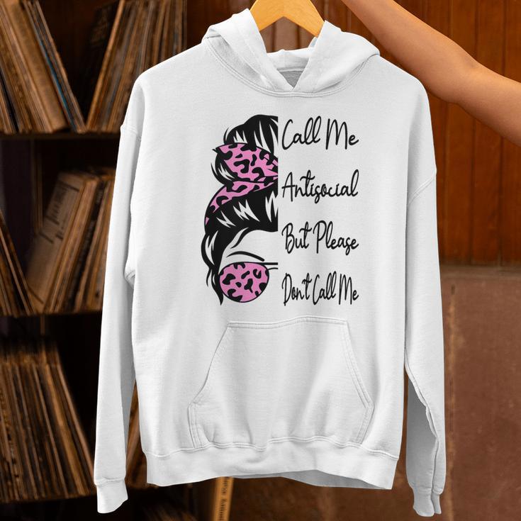 Call Me Antisocial But Please Don't Call Me Introvert Unisex Hoodie Call Me Antisocial But Please Don't Call Me Introvert Unisex Hoodie