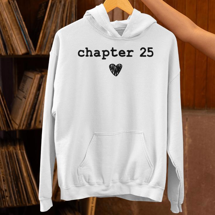 Chapter 25 Book Lovers Readers & Authors 25th Birthday Unisex Hoodie