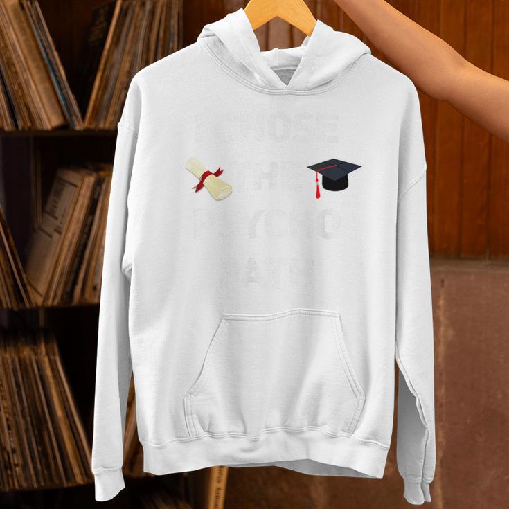I Chose Psycho Path Psychology Major Graduation Shirt Unisex Hoodie