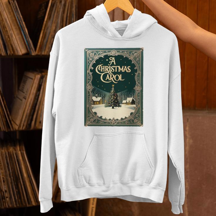 A Christmas Carol Book Cover By Charles Dickens Unisex Hoodie A Christmas Carol Book Cover By Charles Dickens Unisex Hoodie