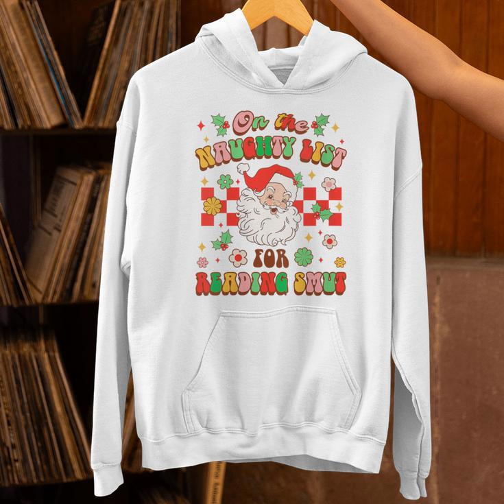 Christmas Smut Book On The Naughty List For Reading Smut Unisex Hoodie Christmas Smut Book On The Naughty List For Reading Smut Unisex Hoodie